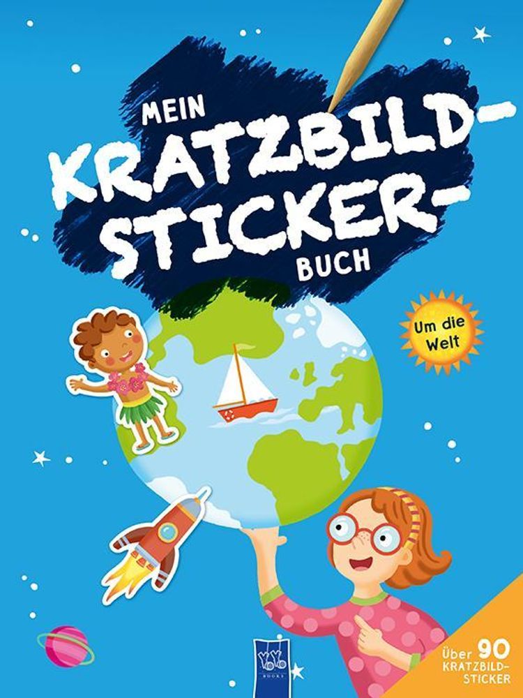 Mein Kratzbild-Stickerbuch - Um die Welt Buch jetzt online bei Weltbild.at  bestellen