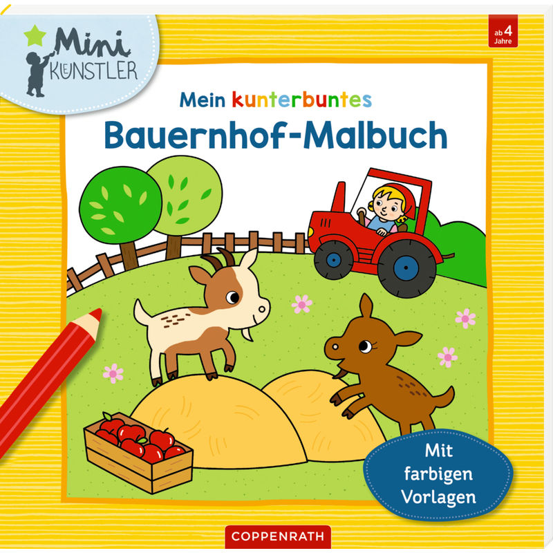 Image of Mein Kunterbuntes Bauernhof-Malbuch, Kartoniert (TB)