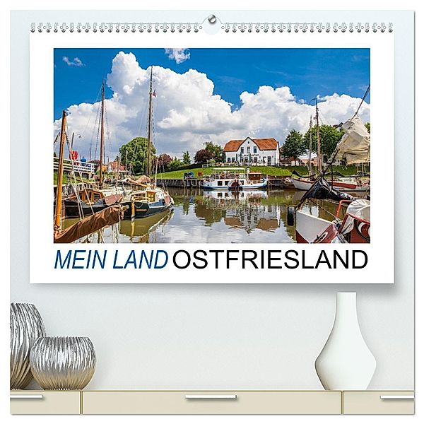 Mein Land, Ostfriesland (hochwertiger Premium Wandkalender 2025 DIN A2 quer), Kunstdruck in Hochglanz, Calvendo, Dietmar Scherf