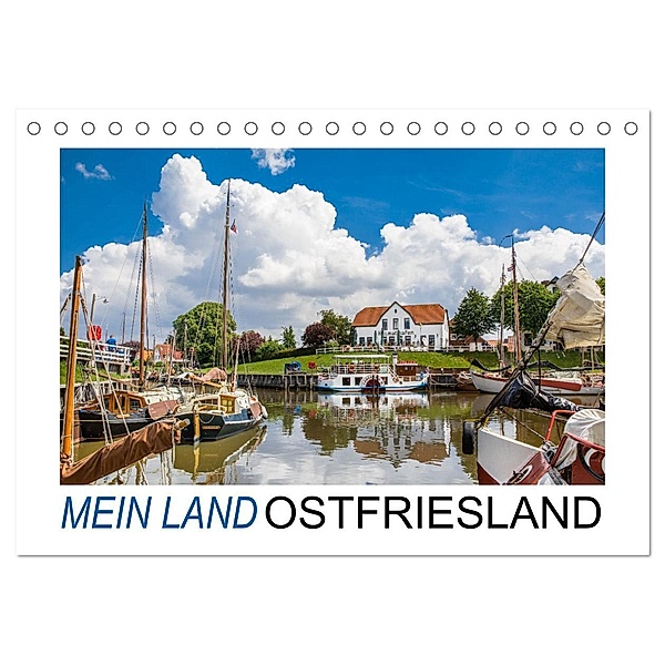 Mein Land, Ostfriesland (Tischkalender 2025 DIN A5 quer), CALVENDO Monatskalender, Calvendo, Dietmar Scherf
