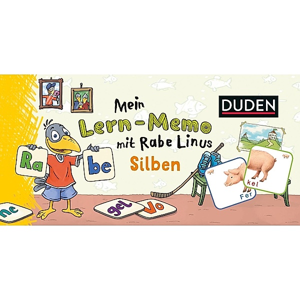 Duden / Bibliographisches Institut, Duden Mein Lern-Memo mit Rabe Linus - Silben (Kinderspiel), Dorothee Raab