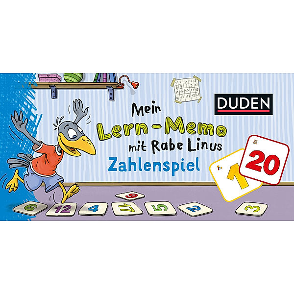 Duden / Bibliographisches Institut, Duden Mein Lern-Memo mit Rabe Linus - Zahlenspiel (Kinderspiel), Dorothee Raab
