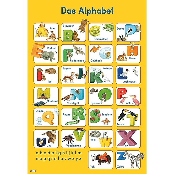 Mein Lernposter: Das Alphabet