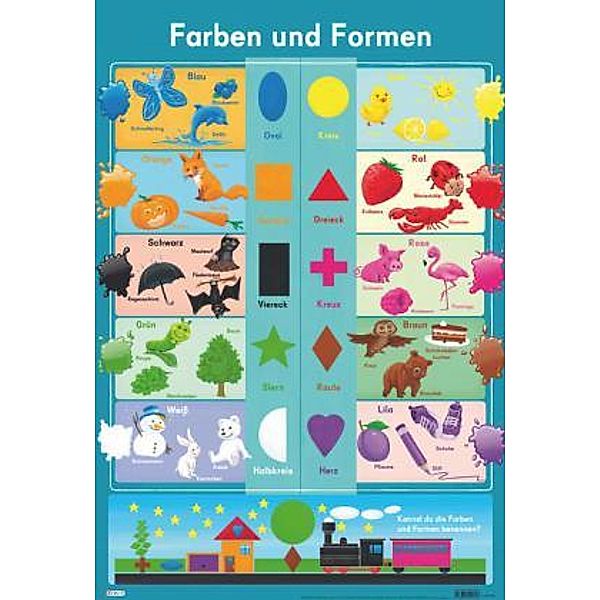 Mein Lernposter - Farben und Formen