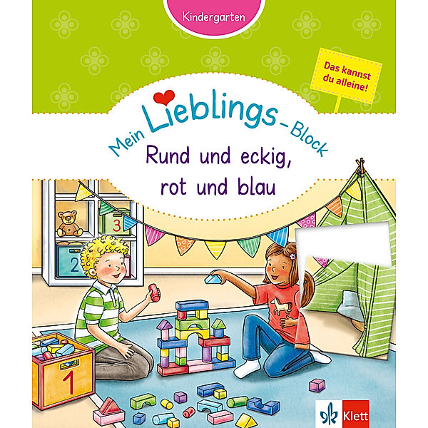 Mein Lieblings-Block Rund und eckig, rot und blau