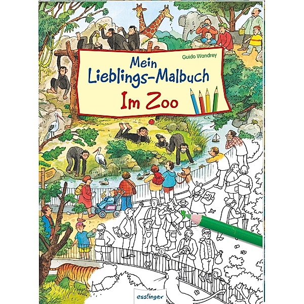 Mein Lieblings-Malbuch - Im Zoo