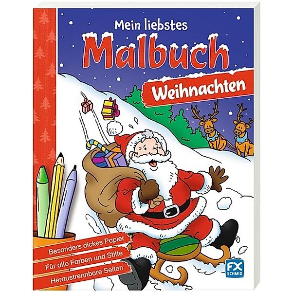 Mein liebstes Malbuch Weihnachten