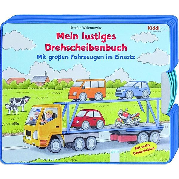 Mein lustiges Drehscheibenbuch - Mit grossen Fahrzeugen im Einsatz, Steffen Walentowitz