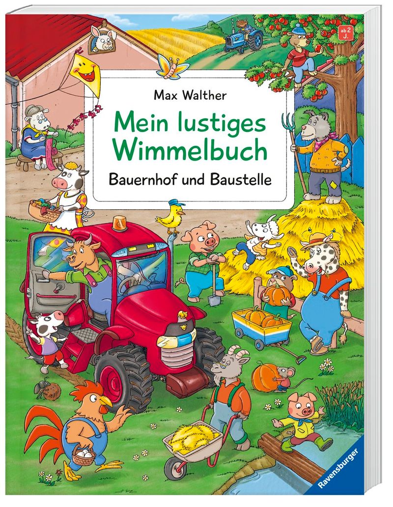 Mein lustiges Wimmelbuch - Bauernhof und Baustelle - Weltbild-Ausgabe