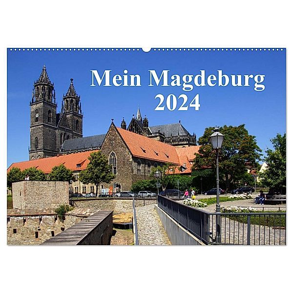 Mein Magdeburg 2024 (Wandkalender 2024 DIN A2 quer), CALVENDO Monatskalender, Beate Bussenius