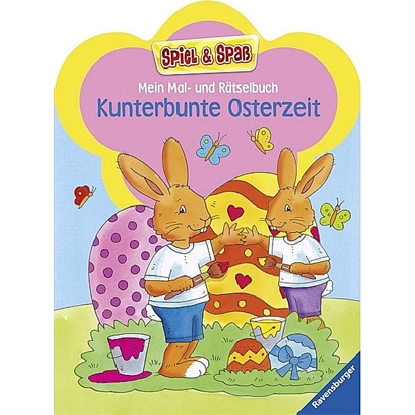 Mein Mal- und Rätselbuch - Kunterbunte Osterzeit, Martine Richter