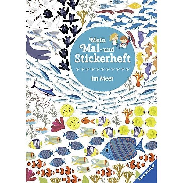 Mein Mal- und Stickerheft: Im Meer, André Guénolée