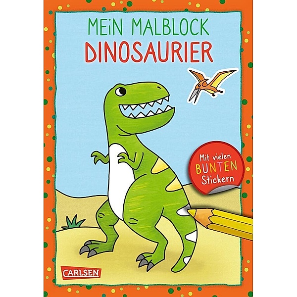 Mein Malblock: Dinosaurier