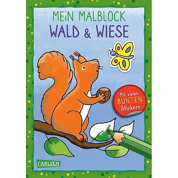 Mein Malblock: Wald und Wiese