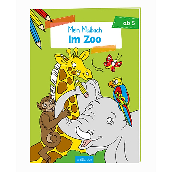 Mein Malbuch - Im Zoo