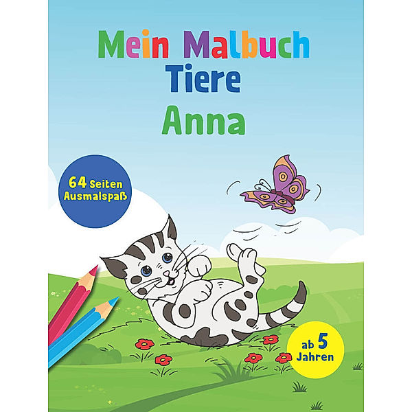 Mein Malbuch Tiere - Anna