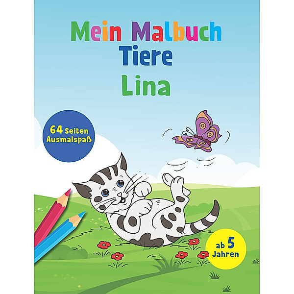 Mein Malbuch Tiere - Lina
