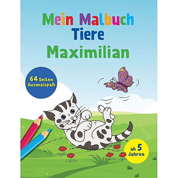 Mein Malbuch Tiere - Maximilian