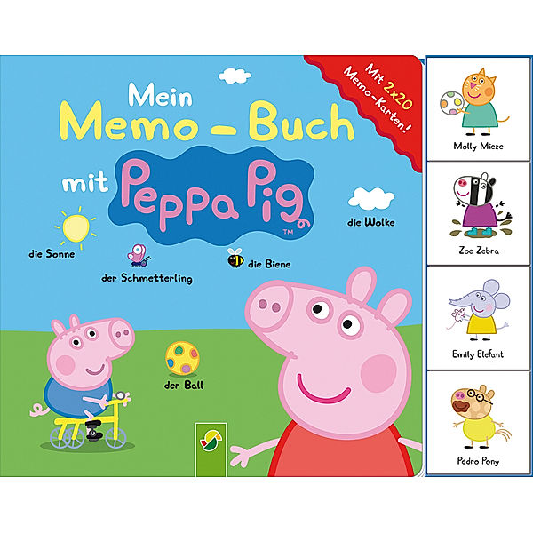 Mein Memo-Buch mit Peppa Pig. Mit 2 x 20 Memo-Karten