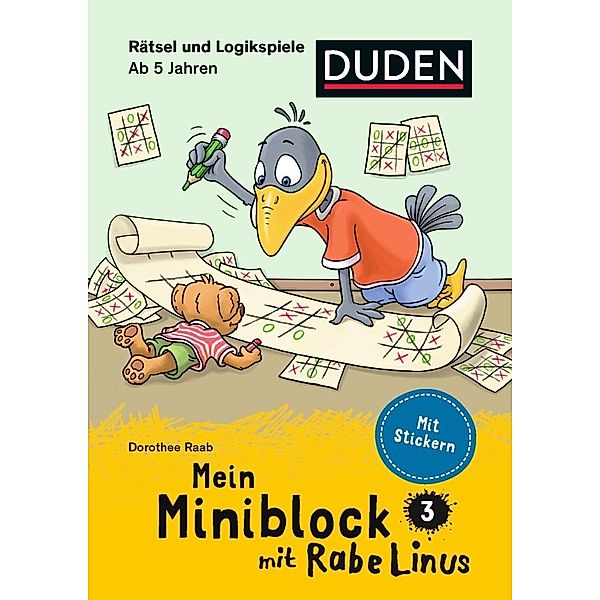 Mein Miniblock mit Rabe Linus - Rätsel und Logikspiele, Dorothee Raab