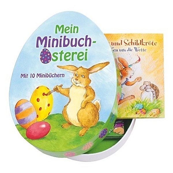Mein Minibuch-Osterei, 10 Hefte in Geschenkbox