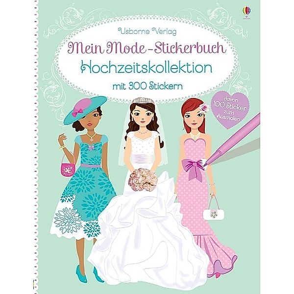 Mein Mode-Stickerbuch: Hochzeitskollektion, Fiona Watt