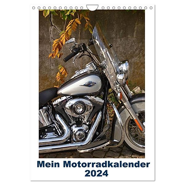 Mein Motorradkalender (Wandkalender 2024 DIN A4 hoch), CALVENDO Monatskalender, insideportugal