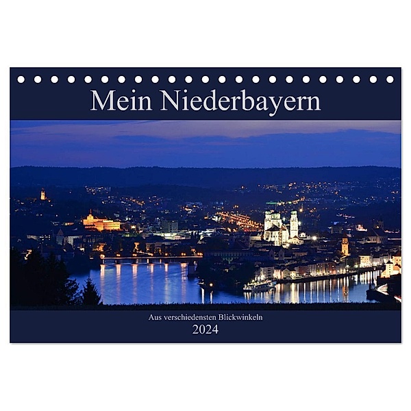Mein Niederbayern (Tischkalender 2024 DIN A5 quer), CALVENDO Monatskalender, Christian Haidl