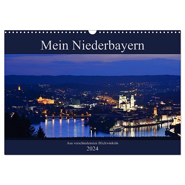 Mein Niederbayern (Wandkalender 2024 DIN A3 quer), CALVENDO Monatskalender, Christian Haidl