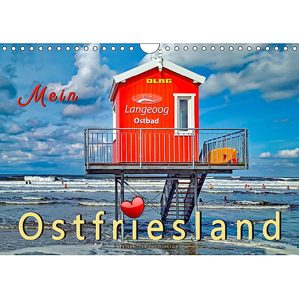 Mein Ostfriesland (Wandkalender 2019 DIN A4 quer), Peter Roder