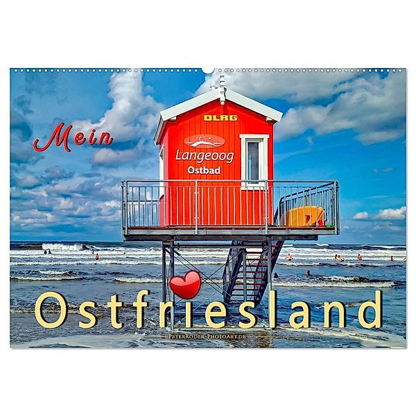 Mein Ostfriesland (Wandkalender 2024 DIN A2 quer), CALVENDO Monatskalender, Peter Roder