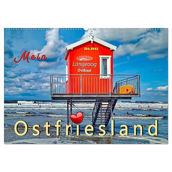 Mein Ostfriesland (Wandkalender 2025 DIN A2 quer), CALVENDO Monatskalender, Calvendo, Peter Roder