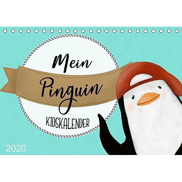 Mein Pinguin Kidskalender (Tischkalender 2020 DIN A5 quer), Stephanie Langowski