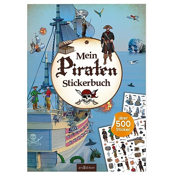 Mein Piraten-Stickerbuch