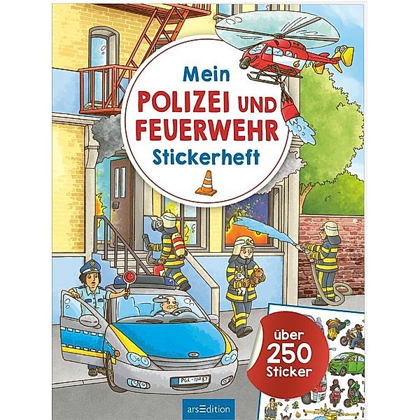 Mein Polizei- und Feuerwehr-Stickerheft