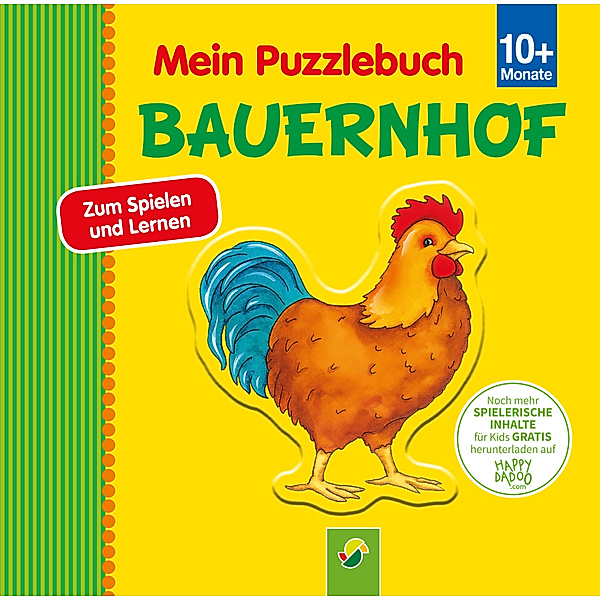 Mein Puzzlebuch Bauernhof für Kinder ab 10 Monaten, Schwager & Steinlein Verlag