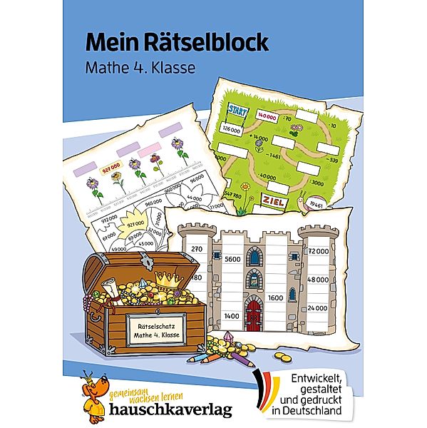 Mein Rätselblock Mathe 4. Klasse / Das Rätselbuch für die Grundschule Bd.694, Carola Materna