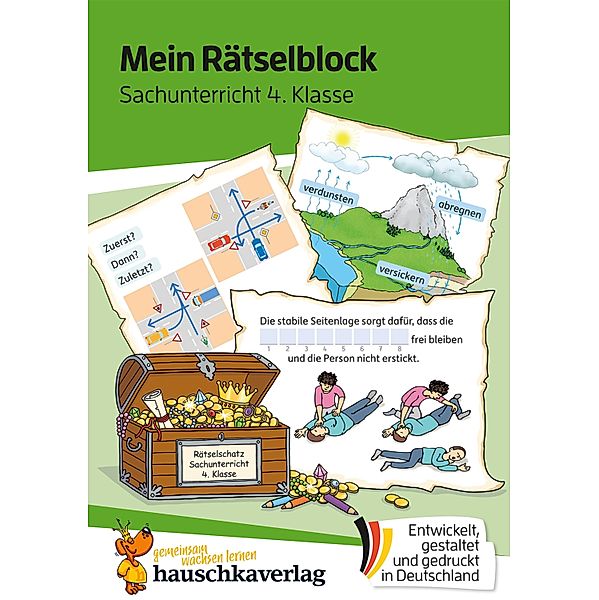 Mein Rätselblock Sachunterricht 4. Klasse / Das Rätselbuch für die Grundschule Bd.689, Diana Depireux