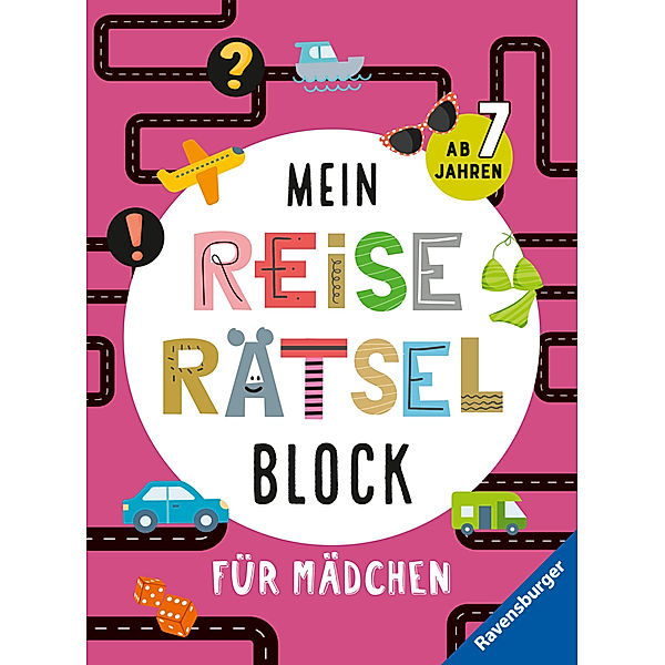 Mein Reise-Rätselblock für Mädchen, Angelika Penner