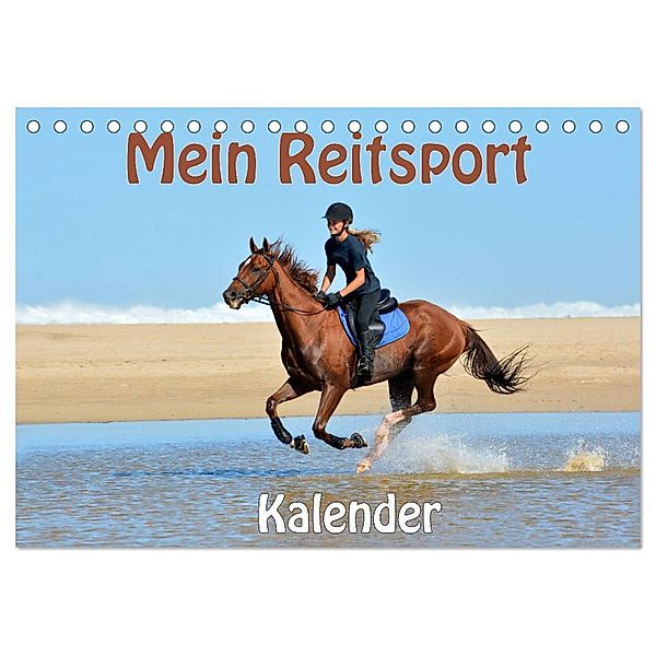 Mein Reitsport Kalender (Tischkalender 2024 DIN A5 quer), CALVENDO Monatskalender, Anke van Wyk - www.germanpix.net