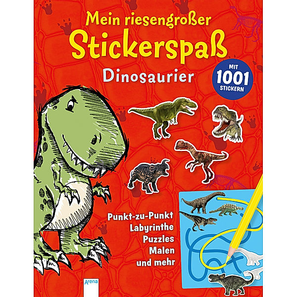 Mein riesengrosser Stickerspass. Dinosaurier, Mel Plehov