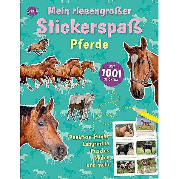 Mein riesengroßer Stickerspaß. Pferde, Mel Plehov