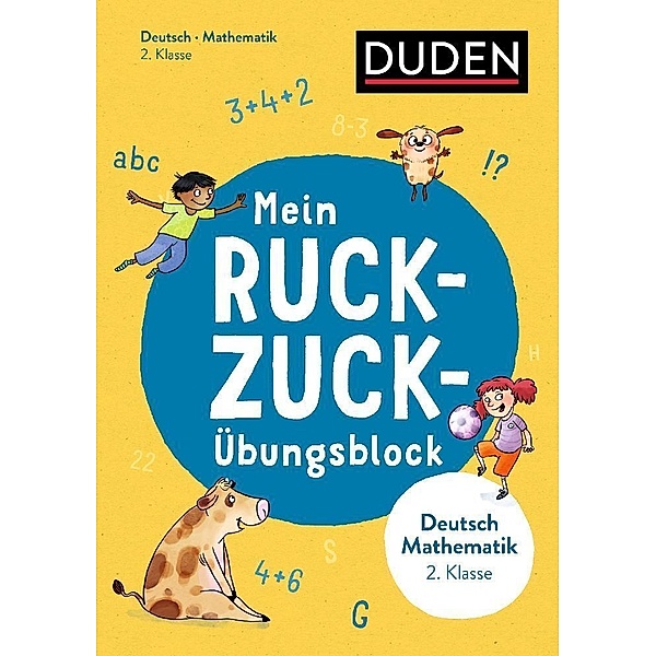 Mein Ruckzuck-Übungsblock Deutsch/Mathe 2. Klasse, Claudia Fahlbusch