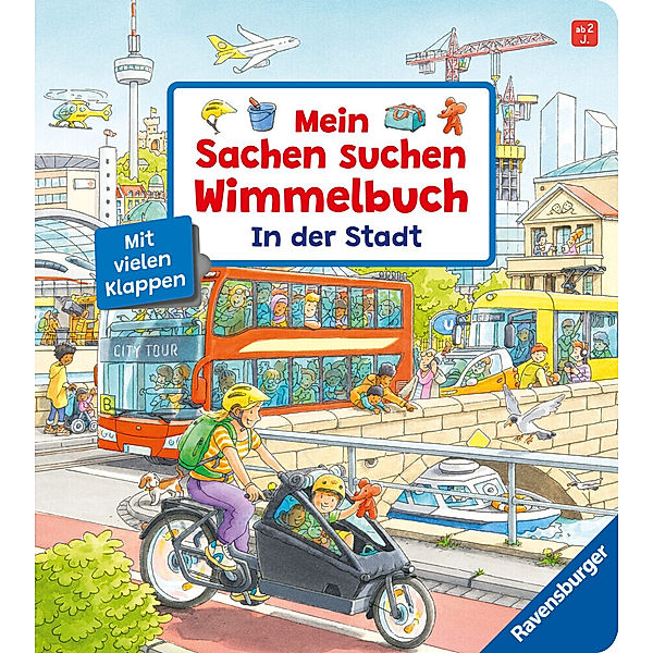 Mein Sachen suchen Wimmelbuch: In der Stadt, Susanne Gernhäuser
