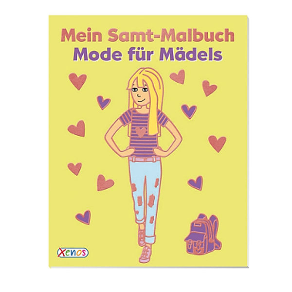 Mein Samt-Malbuch: Mode für Mädels