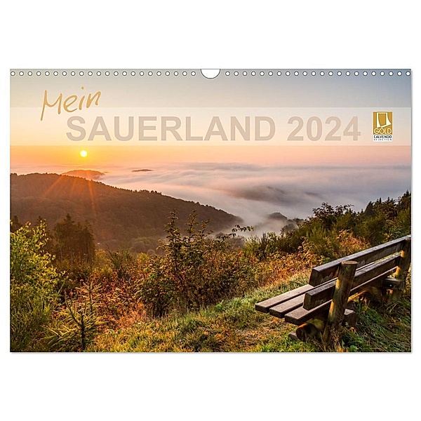 Mein Sauerland (Wandkalender 2024 DIN A3 quer), CALVENDO Monatskalender, Heidi Bücker
