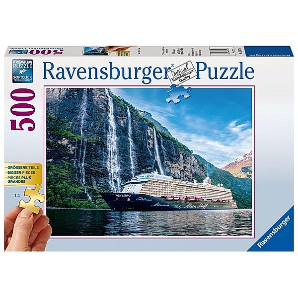 Mein Schiff 4 im Fjord (Puzzle)