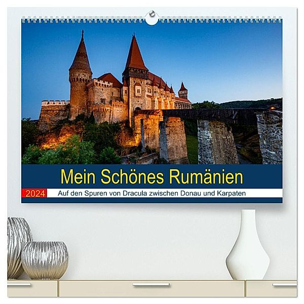 Mein Schönes Rumänien (hochwertiger Premium Wandkalender 2024 DIN A2 quer), Kunstdruck in Hochglanz, Roland Brack