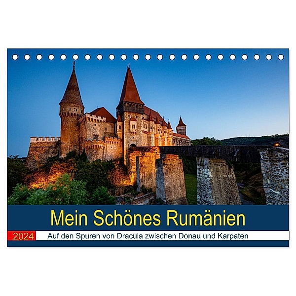 Mein Schönes Rumänien (Tischkalender 2024 DIN A5 quer), CALVENDO Monatskalender, Roland Brack