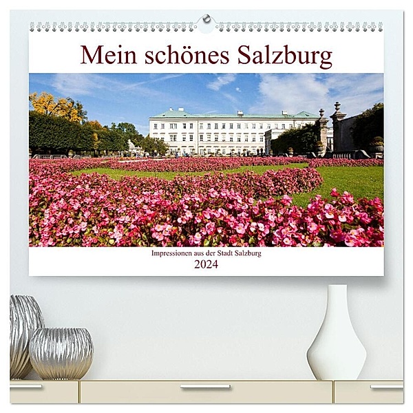 Mein schönes Salzburg (hochwertiger Premium Wandkalender 2024 DIN A2 quer), Kunstdruck in Hochglanz, Christa Kramer